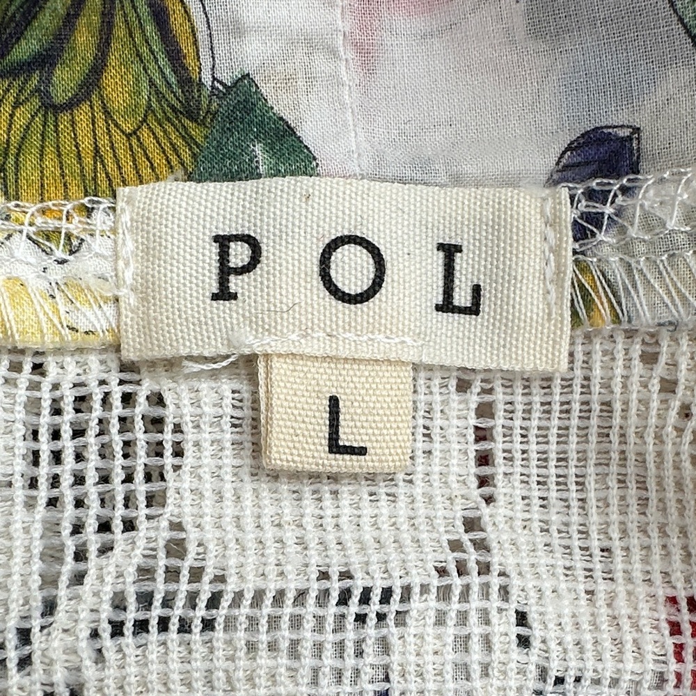 POL Red and White Striped Floral Cardigan NWOT - Picture 11 of 14
